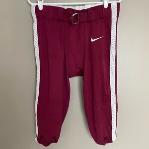 Nike Stock Vapor Pro Maroon and White Football Pants CI3771-612  Men’s Large